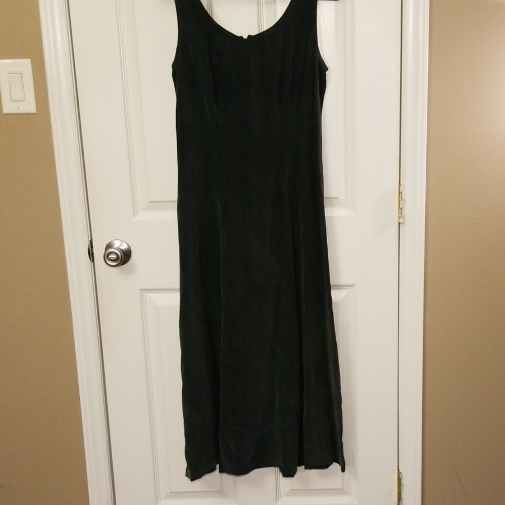 Two piece dress, dark green, rayon Wild Rose Sport